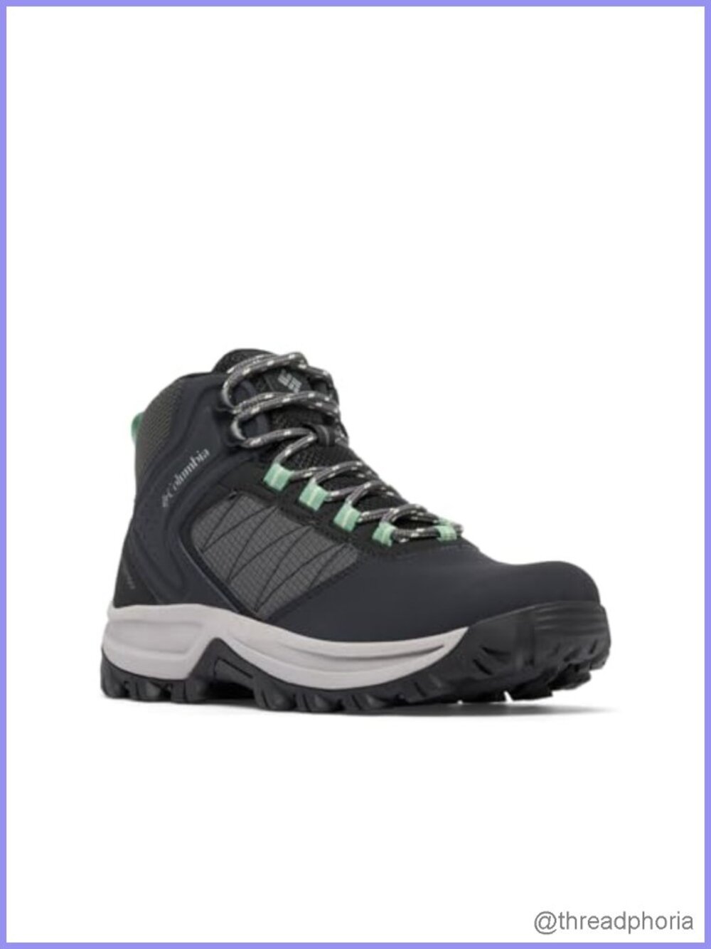Suede Leather Mesh Hiking Boots Waterproof Mid-Top Ankle Hiker